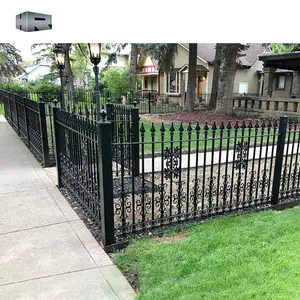 Villa Courtyard Wrought Iron Fence Wholesale Iron Fence & Gate Manufacturer