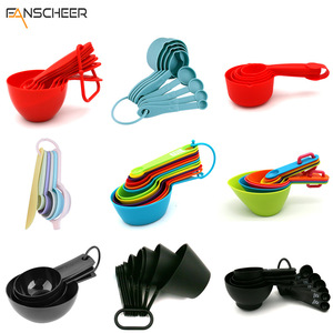 Colorful Measuring Spoons Set 12 Piece PP Material Baking Kitchen Tools With Labels For Precise Measurement - Product Image 5