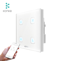 Itead Konke — système pour maison connectée, interrupteur 3 boutons zigbee, commutateur de scène, commande à distance via application