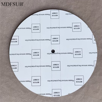Harga grosir pabrik MDFSUB jam MDF polos sublimasi bulat 5mm jam dinding 17cm/19cm/20cm sublimasi kosong jam dinding untuk dekorasi