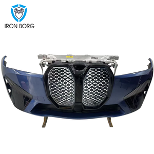 Convient pour <span class=keywords><strong>BMW</strong></span> <span class=keywords><strong>iX</strong></span> I20 <span class=keywords><strong>IX</strong></span> <span class=keywords><strong>XDrive40</strong></span> XDrive50 M60 Pare-chocs avant Face avant Kit de carrosserie avant Halfcat Kit complet - Product Image 3