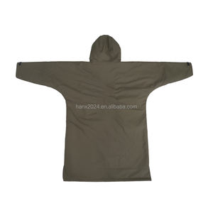 Poncho à <span class=keywords><strong>langer</strong></span> personnalisé pour l'équitation, imperméable et coupe-vent, doublé de <span class=keywords><strong>sherpa</strong></span>, avec fente latérale - Product Image 2