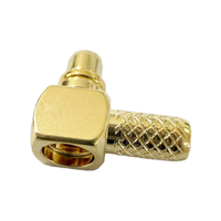 Connecteur MMCX-C-JW1.5 Connecteur Coaxial Mâle à Angle Droit MMCX Sertissage RG174 RG316 Câble