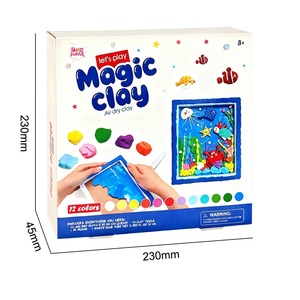 Arcilla Seca al Aire para Manualidades, Juguetes Mágicos para Niños y Niñas, Kit de Arcilla para Modelar de 15 Colores, Actividad Creativa y Divertida - Product Image 2