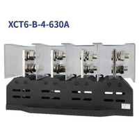 Connecteur principal fixe 125A XCT6-B-4 à 4 pôles pour module de tiroir MCC de tableau de distribution