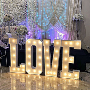 Letras <span class=keywords><strong>Mr</strong></span> y Mrs, Led gigante de Metal para puerta, fabricante de señal profesional, señal de marquesina - Product Image 5