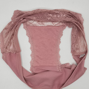 Tanga de Encaje Sexy para Mujer, Color Liso, Nylon y Spandex, Lencería Íntima Transparente - Product Image 5