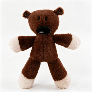 Offre Spéciale : Peluche Ours Brun Kawaii au Design Simple et Original, 8 pouces, Jouet en Peluche pour Enfants, Idéal pour Machine à Pinces - Product Image 1