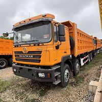 شاحنة قلابة ثقيلة مستعملة شاكمين F3000 8x4 بسعة 11-20 طن، محرك ديزل ويتشاي 12 أسطوانة بقوة 451-500 حصان، يورو 3، >8 لتر، توجيه يساري