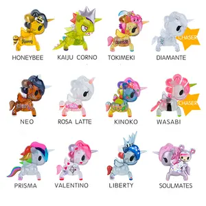 Dihua Custom Wholesale Collection Blind Boxes PVC Model Unicorn Action Figure PlasticToy Tide Play Blind Boxes