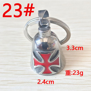Colgante de campana para motocicleta, llavero con cabeza de jefe indio, amuleto protector de gremlin para motociclistas, regalo de buena suerte para motocicleta - Product Image 5