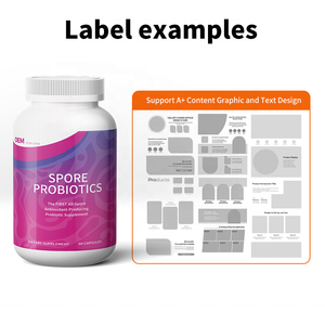 Cápsulas de extractos probióticos al por mayor, suplemento probiótico a base de esporas, MOQ bajo, pedido flexible, prueba COA para vendedores de Amazon - Product Image 6