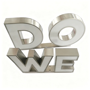 Enseigne en forme de lettre personnalisée 3D Lumière LED publicitaire pour <span class=keywords><strong>magasin</strong></span> Panneau <span class=keywords><strong>d</strong></span>'affichage en acrylique avec logo Carteleas Luminosos pour <span class=keywords><strong>magasin</strong></span> et restaurant - Product Image 5