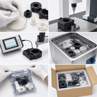 Boîtier en plastique ABS+PA6+GF8 personnalisé de qualité supérieure, moulé par injection de précision noir, pour systèmes d'entrée intelligents
