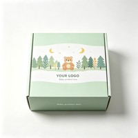 Boîte en papier personnalisable de haute qualité, recyclable, en gros, bon marché, pour jouets de bébé, bavoirs, couches, biberons et tétines