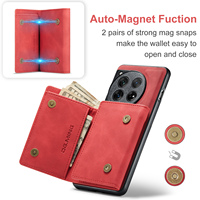 Pour Oneplus 13 12 11 One Plus 10 Pro couverture arrière MING M1 portefeuille magnétique détachable en cuir porte-carte étui de téléphone portable