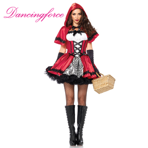 Robe de cosplay de la Petite <span class=keywords><strong>Rouge</strong></span> Casquette pour femme, style gothique, taille S-XXL, pour Halloween, <span class=keywords><strong>spectacle</strong></span> de conte de fées, tenue de reine <span class=keywords><strong>du</strong></span> château - Product Image 1
