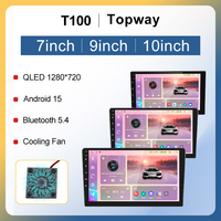 Autoradio Android HFmidia 1DIN 9 pouces 10 pouces, lecteur multimédia universel T100 4G 64G pour Lada Hyundai Suzuki Ford VW