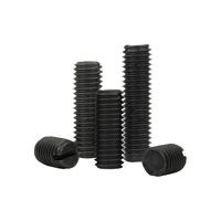 Vis sans tête à pointe plate fendue en acier au carbone noir 14H DIN551 M3 M4 M5 M6 M8 M10 M12