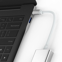 Convertisseur USB-C vers VGA Femelle Premium Full HD 1080P, Adaptateur Mode Alt DP en Aluminium pour Ordinateur Portable, Smartphone, Bureau - Vente en Gros