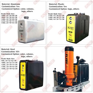 Tanque de Aceite Hidráulico de Plástico FLYBY para Camión Volquete, Tanque de Aceite Personalizado de 180L para Volquetes, Tanque de Depósito Hidráulico de Plástico - Product Image 4