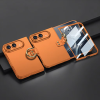 Étui de téléphone intégré avec film protecteur d'écran pliable gauche et droit pour iPhone Duo 18