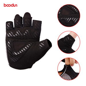 Boton Fitness <b>Gloves</b> Black Anti-Slip Breathable Gym Workout Unisex - Product Image 4