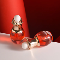 Vide petite huile de parfum sérum pompe à huile bouteille en verre 20 ml épaisseur soins de la peau cristal Essence sérum pousser flacon compte-gouttes