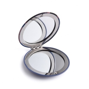 Light Weight Full Image Printing Best Selling Aluminium New Cheap Cost Dual Side Pocket <b>Compact</b> <b>Mirror</b> - Product Image 4