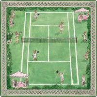 Tapis de Mahjong Américain Tachun Lapin Mignon pour Terrain de Golf, Antidérapant avec Motif en Silicone, Impression Dessin Animé, Table de Jeu Décorative