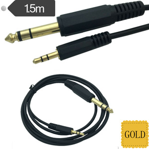 Audio <b>Cable</b> 6.35mm To 3.5mm Male To Male Gold Plated TRS <b>Microphone</b> Audio <b>Cable</b> For Mixer Speaker Use - Product Image 5