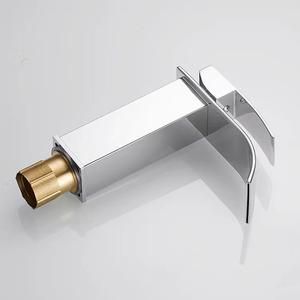 Keran kamar mandi, keran kamar mandi shower nikel disikat, gagang tunggal Stainless Steel, keran wastafel kamar mandi, keran wastafel - Product Image 6