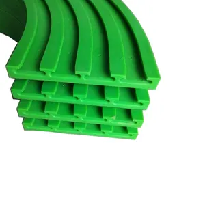 Low price cnc machined PE HDPE UHMW-PE UPE Polyethylene plastic conveyor straight guide rail