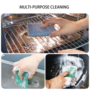 <span class=keywords><strong>Éponge</strong></span> de cuisine puissante en argent avec forte absorption d'eau et <span class=keywords><strong>action</strong></span> moussante pour le nettoyage des taches - Product Image 5