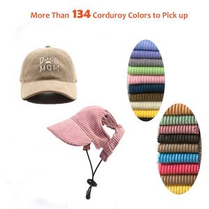 Chapéu de Sol de Beisebol para Atividades ao Ar Livre Viseira de Verão para Cachorro Bonito Boné Bucket com Proteção Solar Chapéu de Viagem de Veludo Cotelê para Cachorrinho com Furo para Orelha para Cão e Gato - Product Image 5