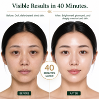 Ensemble de masques hydratants pour le visage et le corps à la vitamine C pour femmes pour les mains sensibles, le nez OEM vente en gros Masque en feuille de cristal hydrogel collagène