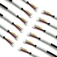 Cáp lắp ráp tùy chỉnh đầu nối cái chuyên nghiệp 2.54mm 2/3/4/5/6 chân SH JST ZH PH XH