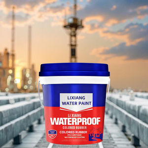 طلاء عالي الجودة من البولي يوريثان ذو قاعدة مائية من المطاط المقاوم للماء لأسقف المباني سهل الاستخدام مع فرشاة - Product Image 4