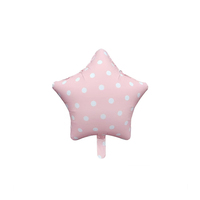 Nouveauté : Ballon en aluminium mat style INS, motif étoile, méduse et pois, en forme d'étoile, pour décoration de scène de fête d'anniversaire