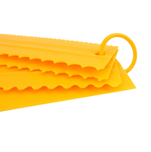 4Pcs Cheap Adjustable Kitchen Baking Tools Diy Decorating Fondant Cream Set Top <b>Edge</b> Comb <b>Plastic</b> Smoothers Cake Scraper - Product Image 4