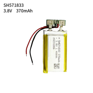 Sản xuất bán Pin chất lượng cao 370mAh <span class=keywords><strong>Lithium</strong></span> <span class=keywords><strong>Ion</strong></span> <span class=keywords><strong>battery3.7v</strong></span> 3.8V Li-Po Pin 571833 sản phẩm điện tử Pin - Product Image 3