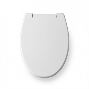 Siège de toilette universel modèle Ischia blanc 38 cm de longueur 48 cm de largeur 6 cm de hauteur pour toilettes standard - Product Image 3