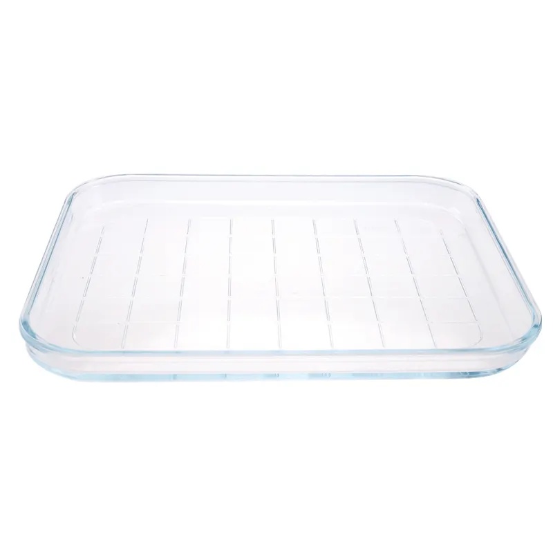 Thân thiện với môi cao Borosilicate Biscuit Tấm bánh khuôn