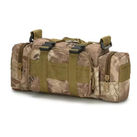 Sac banane tactique en toile de nylon imperméable 10L avec fermeture à glissière pour la randonnée et la chasse