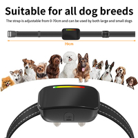 Automatisches, wiederaufladbares Anti-Bell-Halsband aus Nylon für Hundetraining – Schock, Vibration, Piepton – Langlebiges Haustierverhaltenszubehör