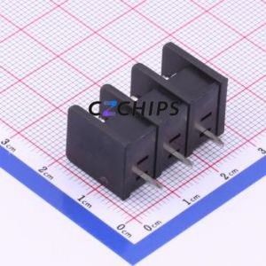 WJ35S-B-8.25-3P Barrier Terminal Block Through hole Component (THT),P=8.25mm Connector Two Sides 8.25mm 1x3P Straight Pin - Product Image 2