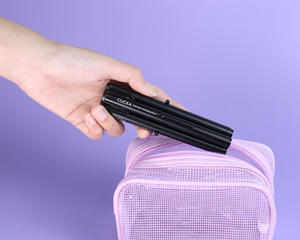 Ensemble de pinceaux à maquillage pour les yeux à couvercle rétractable automatique de haute qualité, noir, rangement facile, conception anti-contamination, adapté aux voyages, CLICKA - Product Image 5