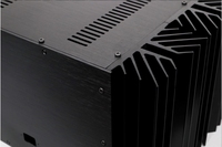 Dissipateur thermique et panneaux avant en aluminium extrudé sur mesure, durables, pour boîtiers audio, usinés par CNC