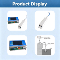 Veinasa-SWSP-LLY Digital Portable Doppler Flowmeter RS485 Ultrasonic Water Flow Velocity Flow Rate Liquid Level Sensor for River