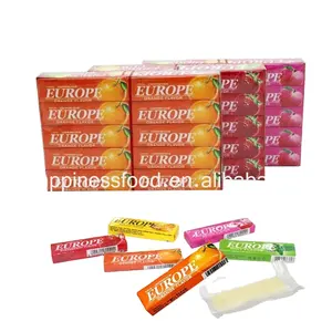 cheap factory price high quality fruity europe chewing gum